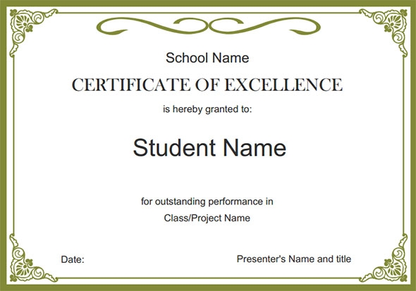 Learned Letters Certificate School Certificate Templates Printable