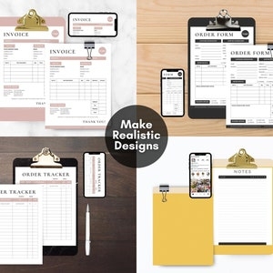 Drag And Drop Clipboard Mockup Paper Mockup Printables Mockup 