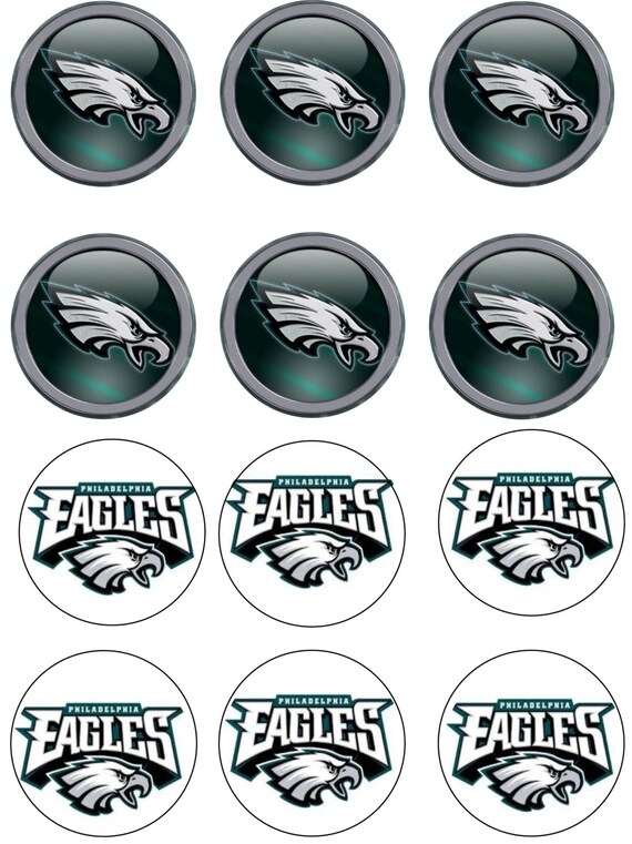 Free Printable Phila Eagles Cupcake Toppers