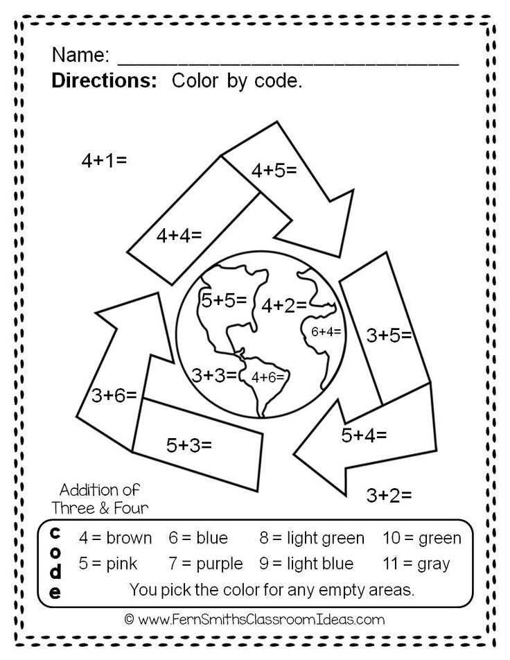 Earth Day Math Activities For Kindergarten