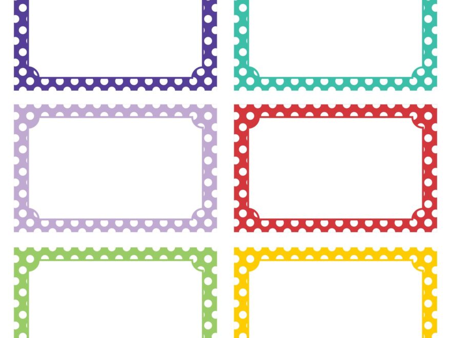 Editable Printable Labels