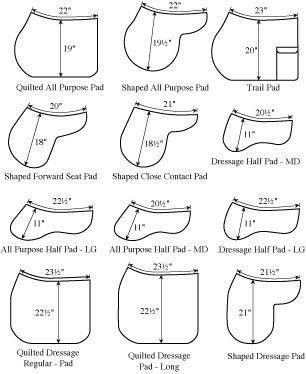 Saddle Covers English Printable Patterns Free