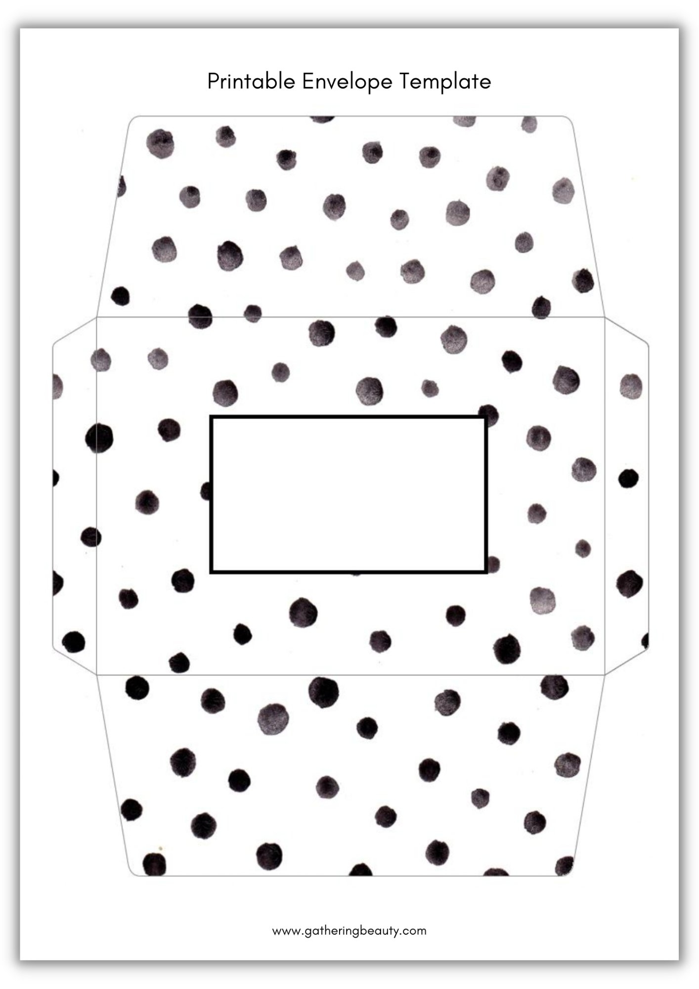 Walgreens Printable Envelope Template