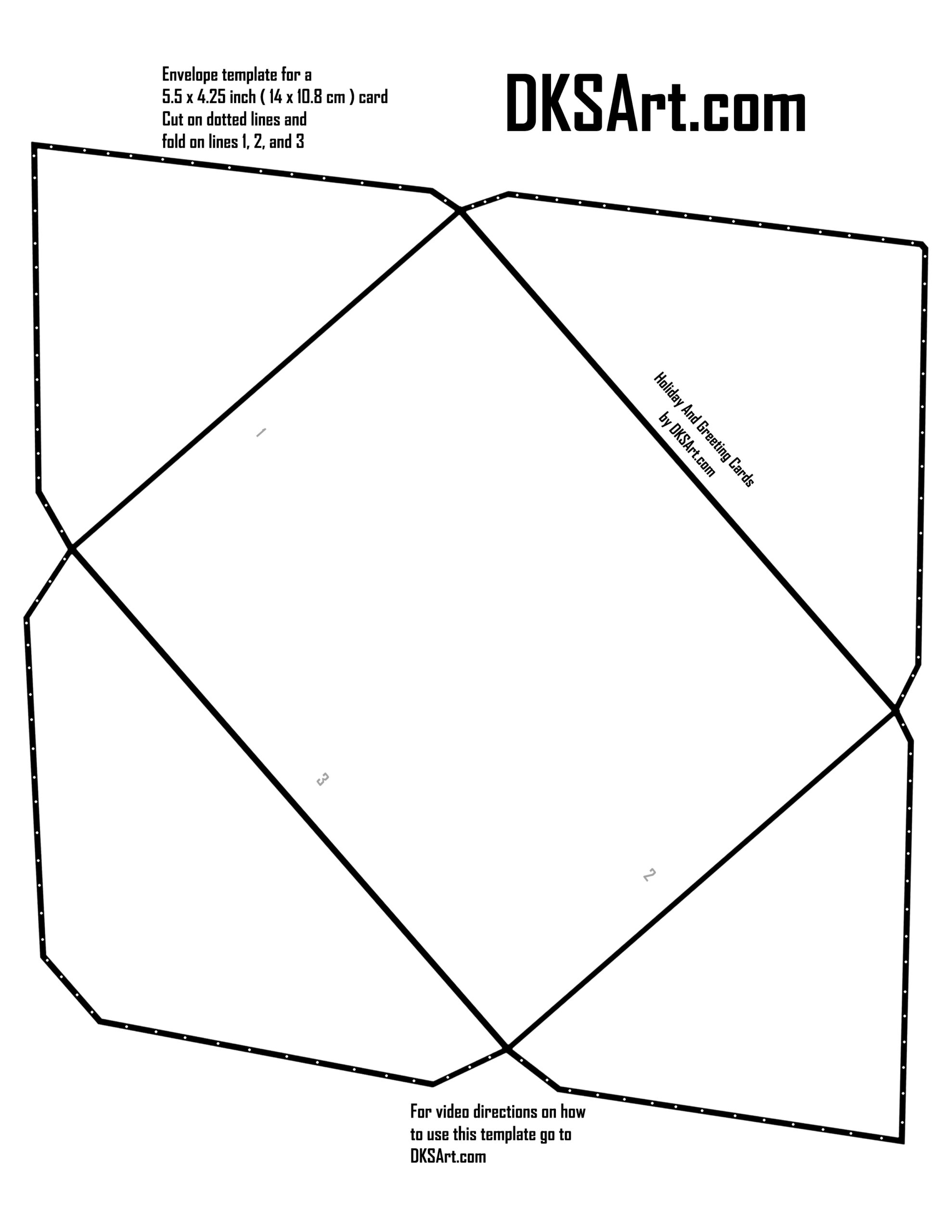 Envelopes Template Printable