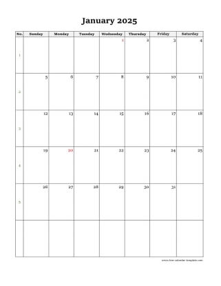 Fantastic Printable Monthly 2025 Calendar Pdf Calendar Gallery
