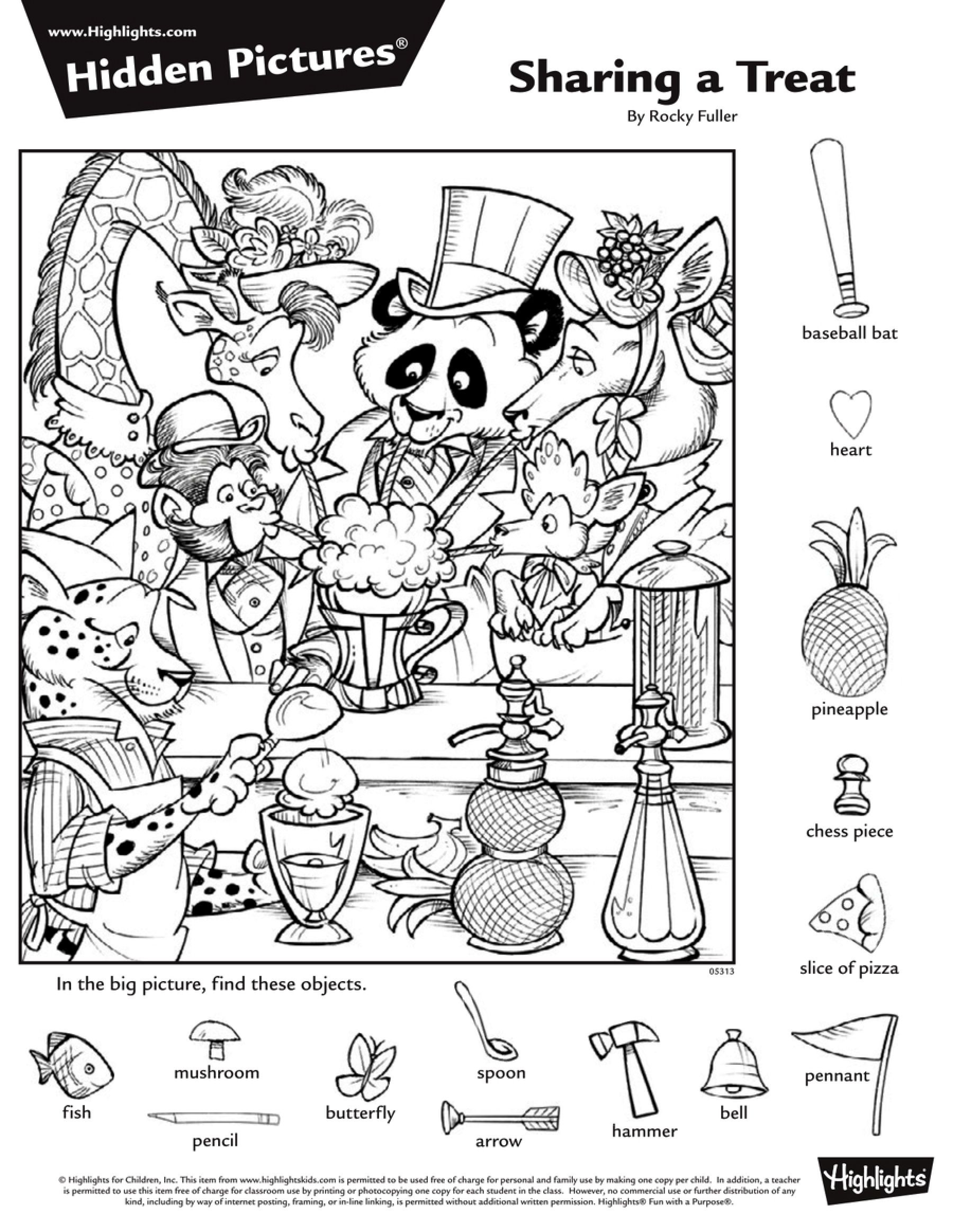 Free Printable Seek And Find Pictures