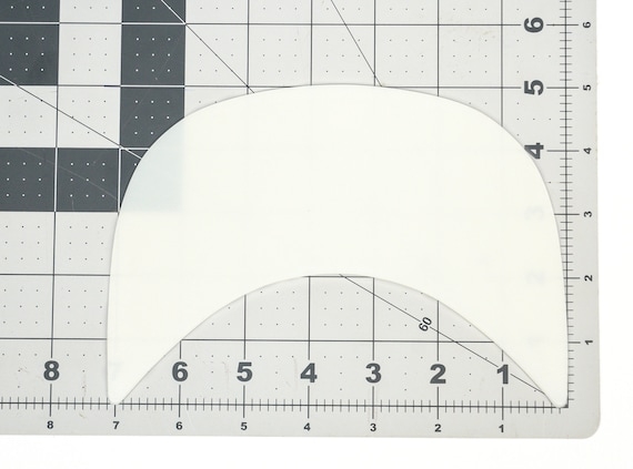 Printable Baseball Hat Brim Template