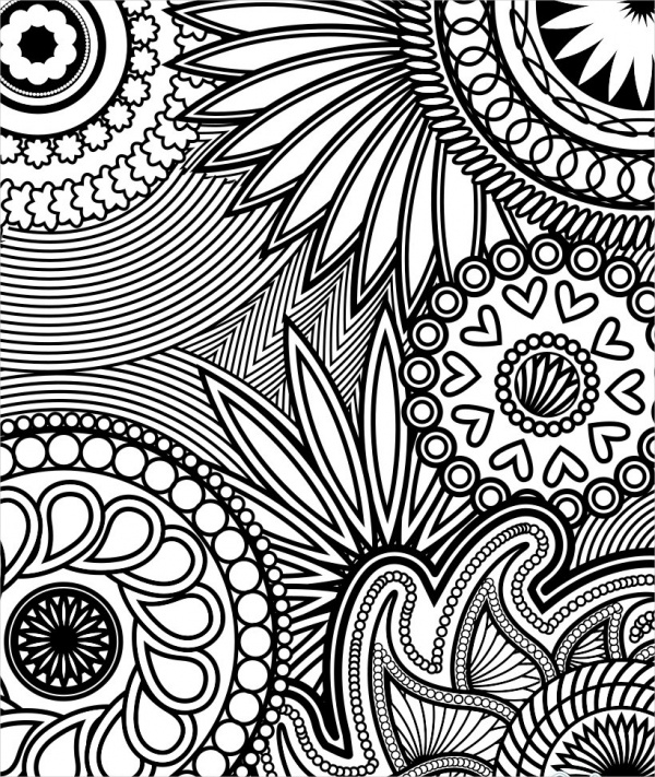 FREE 18 Printable Adult Coloring Pages In AI
