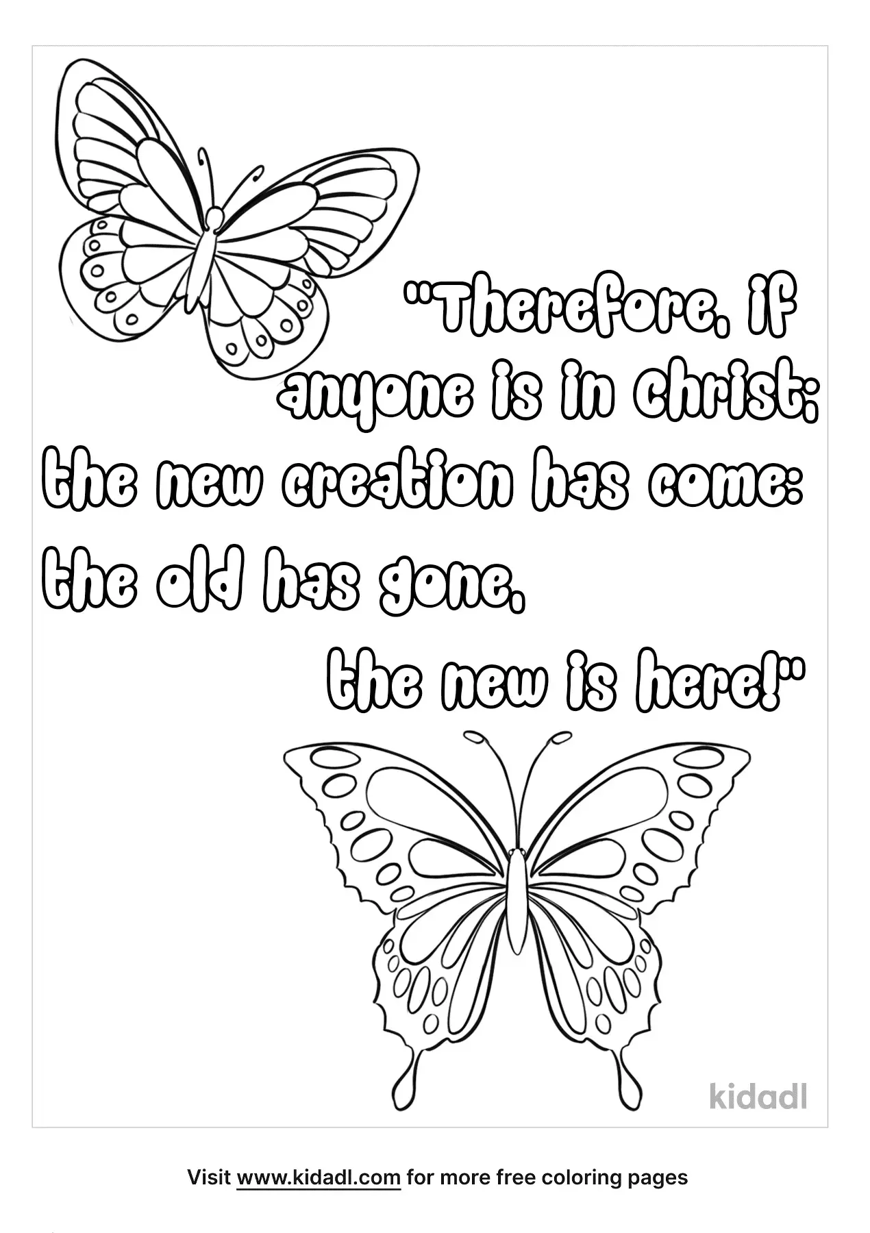 Free 2 Corinthians 5 17 Coloring Page Coloring Page Printables Kidadl