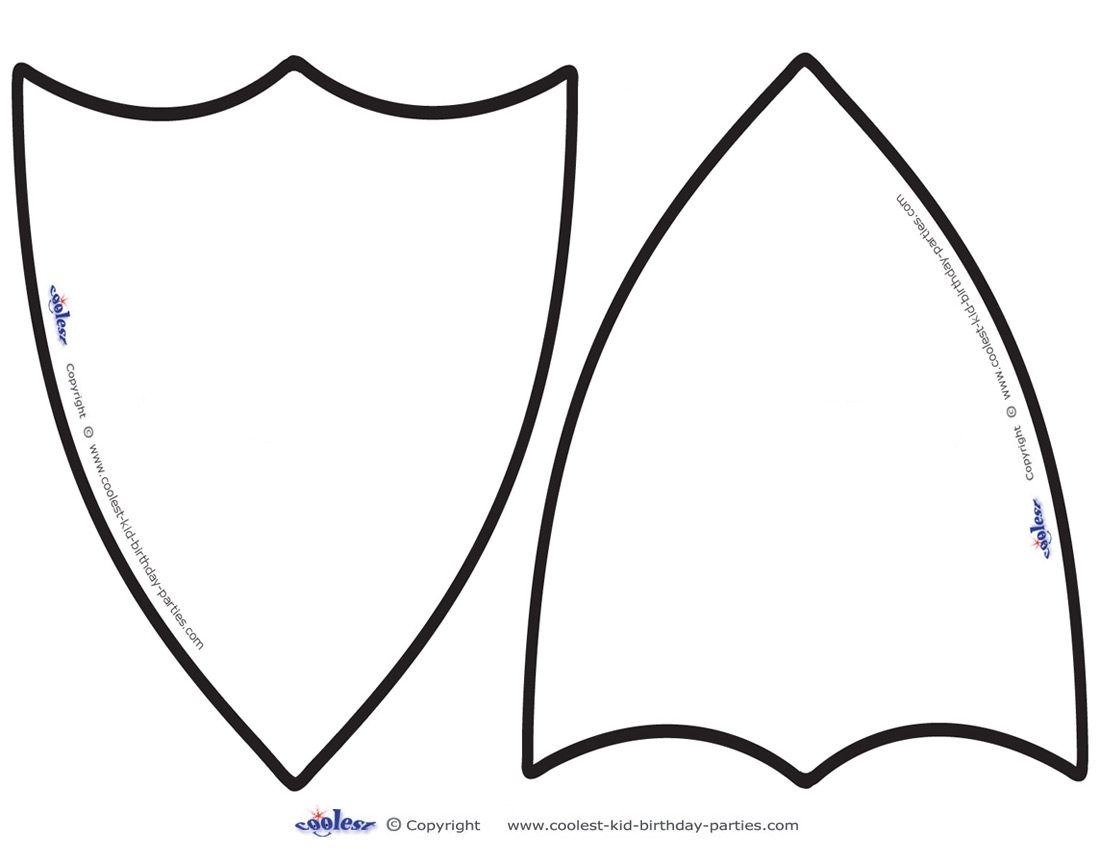 Free Printable Shield Template