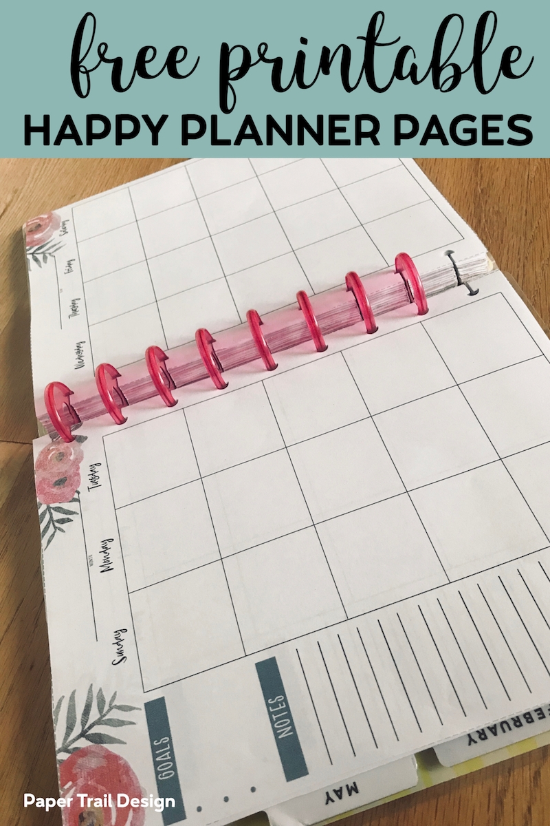 Free Happy Planner Printables Customize And Print