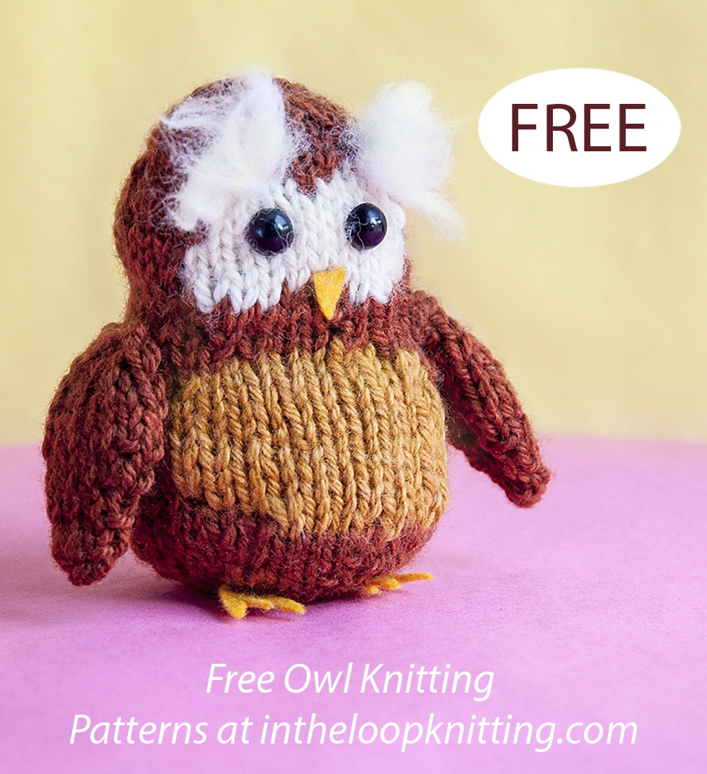 Free Knitting Patterns For Owls At Troy Haynes Blog