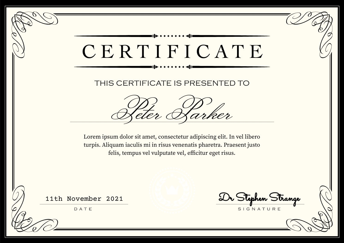 Free Online Certificate Generator
