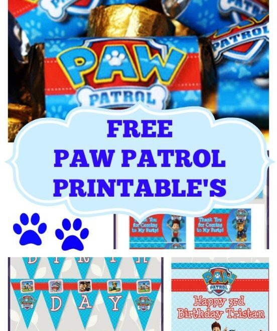 Free paw patrol party printables Paw Patrol Birthday Party Birthday