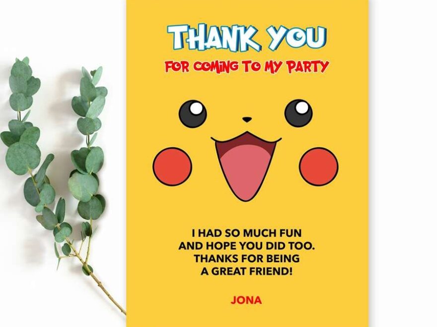 Free Pokemon Thank You Printables Free Printables Hub