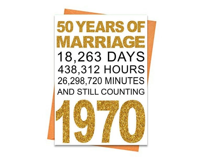 Free Printable 50Th Wedding Anniversary Cards Margaret B Gage