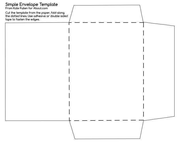 5x7 Envelope Template Printable