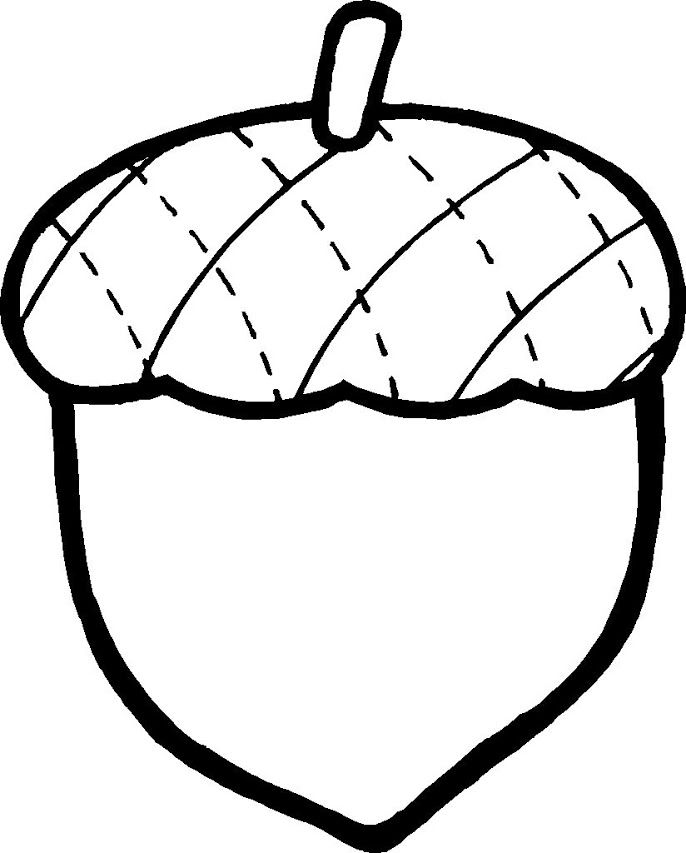 Free Printable Acorn Coloring Pages Printable And Enjoyable Learning