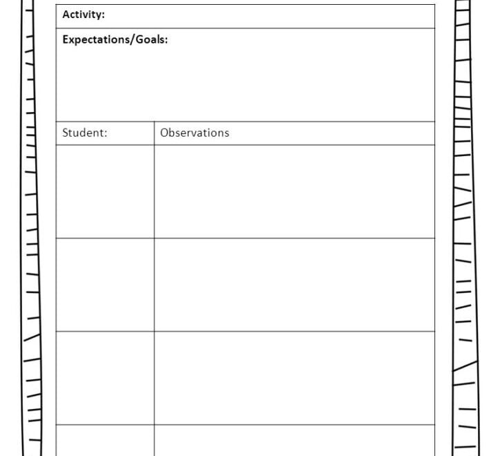 Free Printable Anecdotal Record Form Printable Forms Vrogue co