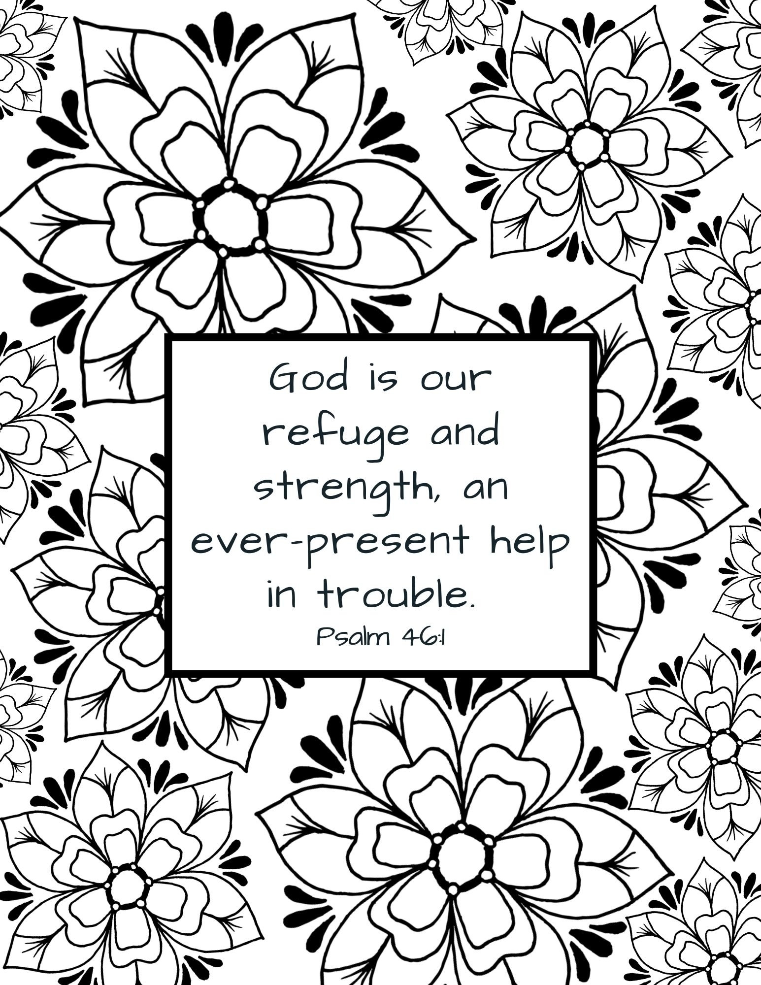 Free Printable Bible Coloring Pages With Scriptures Printable Templates