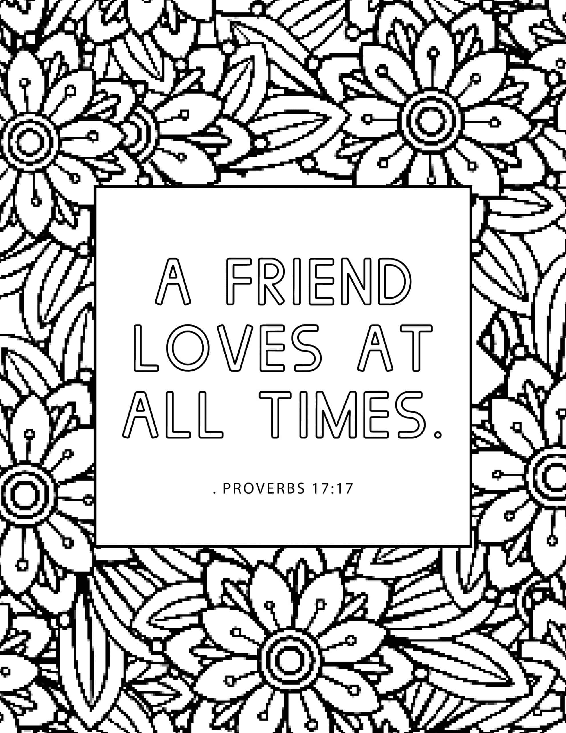 Free Printable Bible Coloring Pages With Scriptures