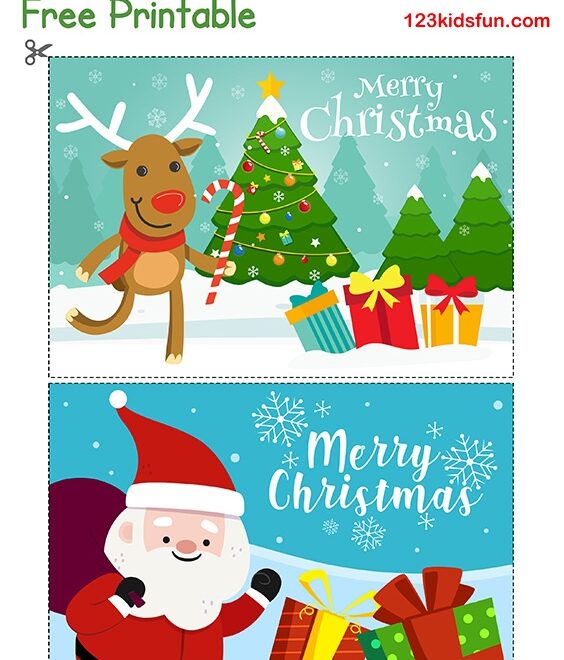 Free Printable Christmas Cards For Kids