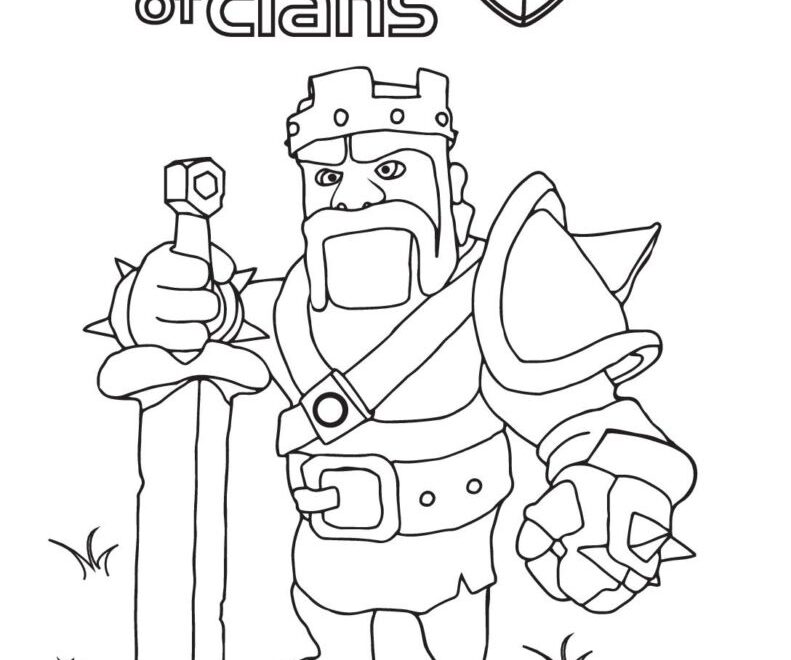 Free Printable Clash Of Clans Coloring Pages And More Lil Shannie