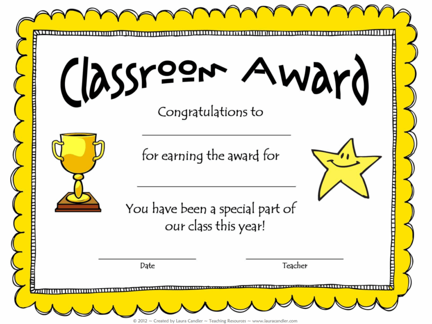 Free Printable Classroom Awards And Certificates Patrick S Pelayo