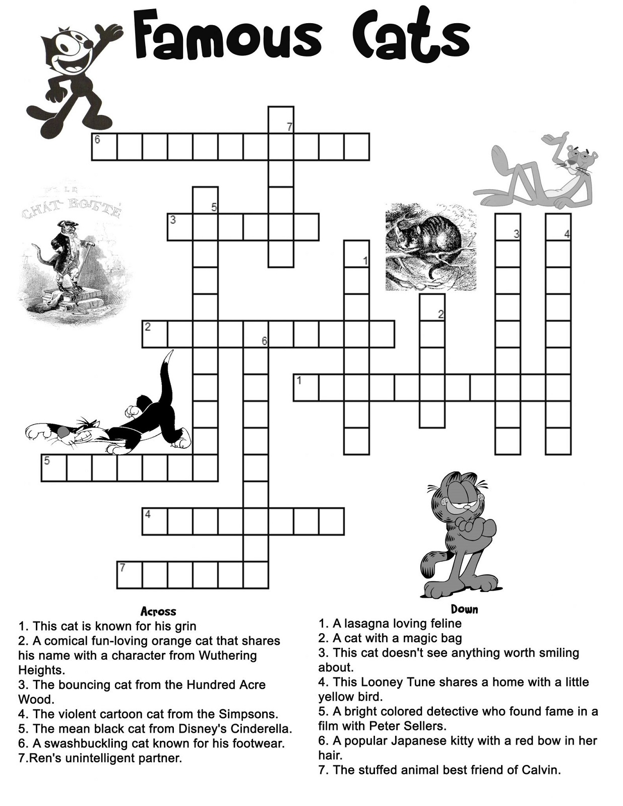 Free Crossword Puzzles Crossword Puzzles Printable For Kids