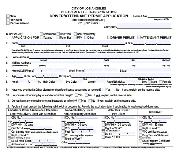 Free Printable Dot Physical Forms Printable Form 2024