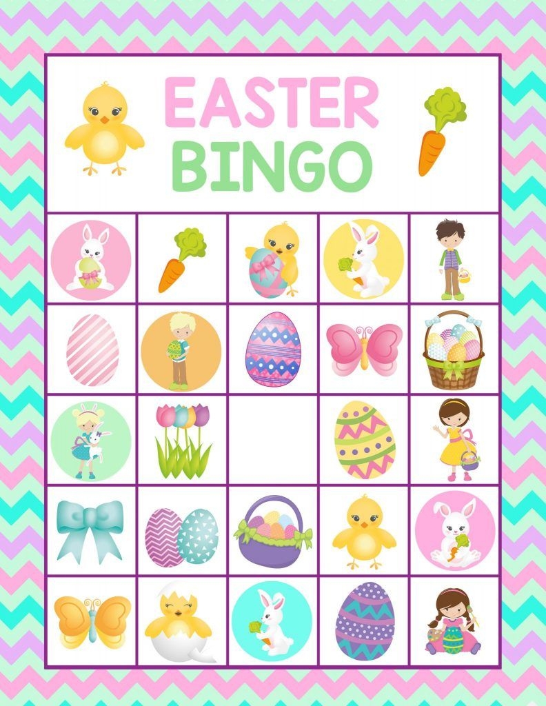 Free Printable Bingo Cards For Easter