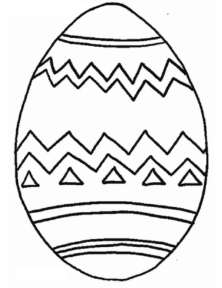 Easter Egg Coloring Pages Free Printable