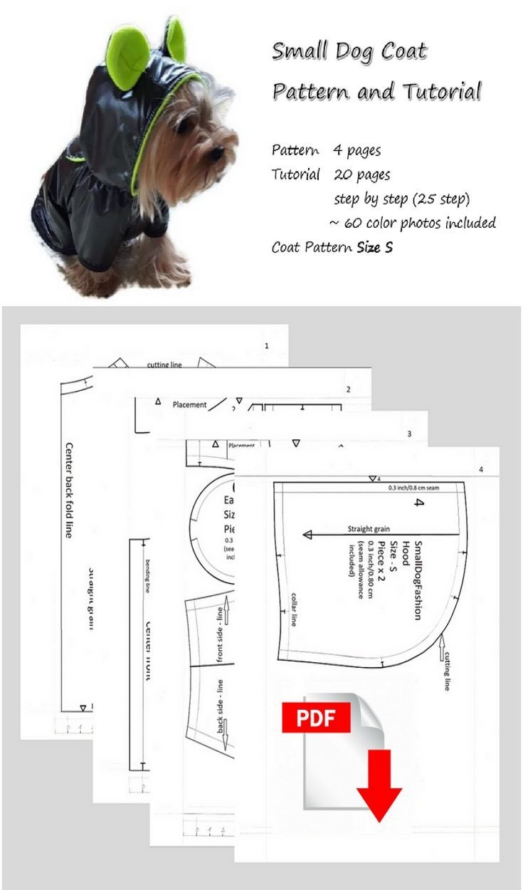 Printable Dog Vest Pattern