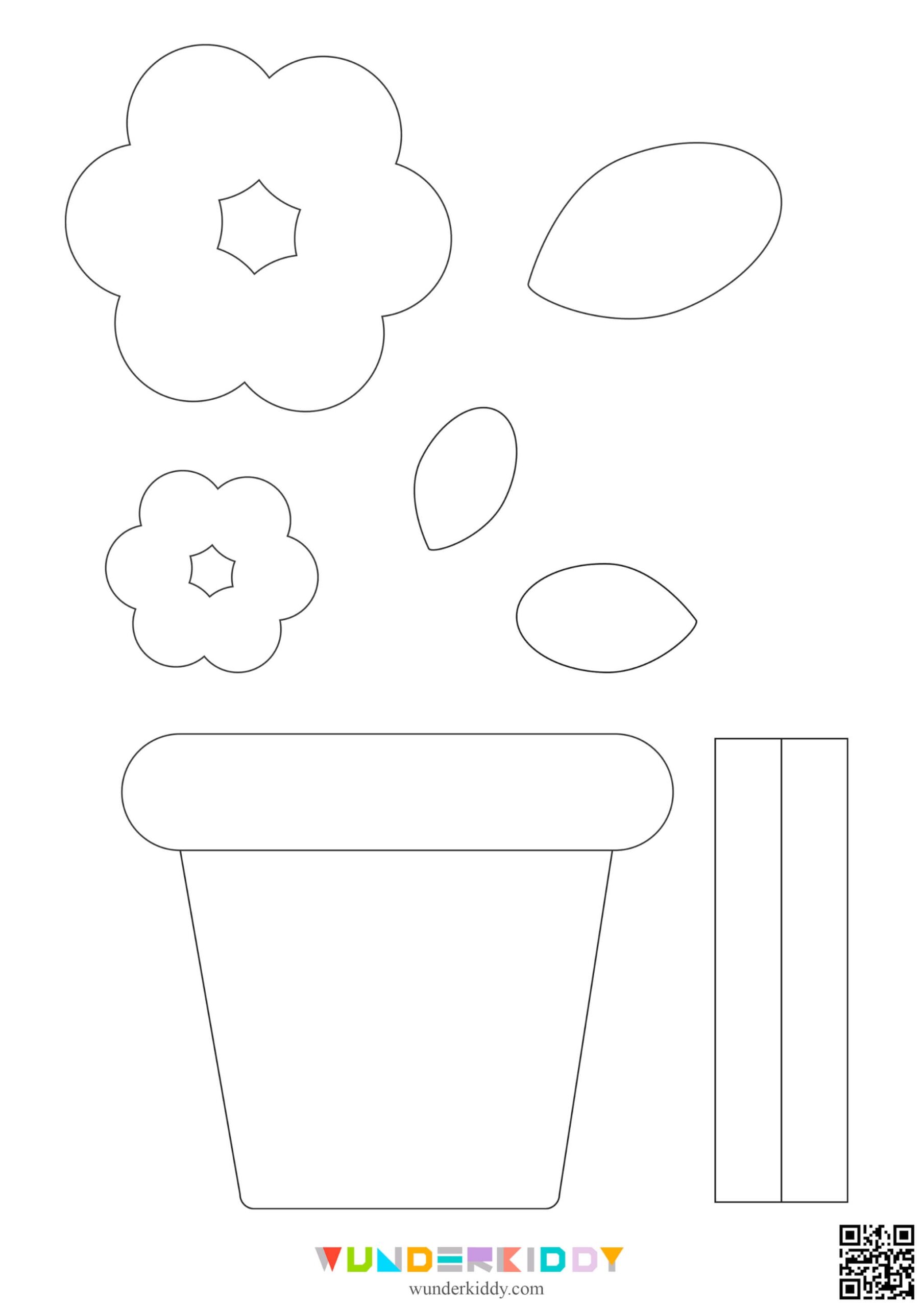 Free Printable Flower Pot Template