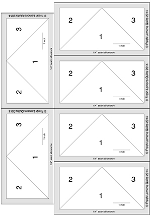 Free Printable Flying Geese Templates