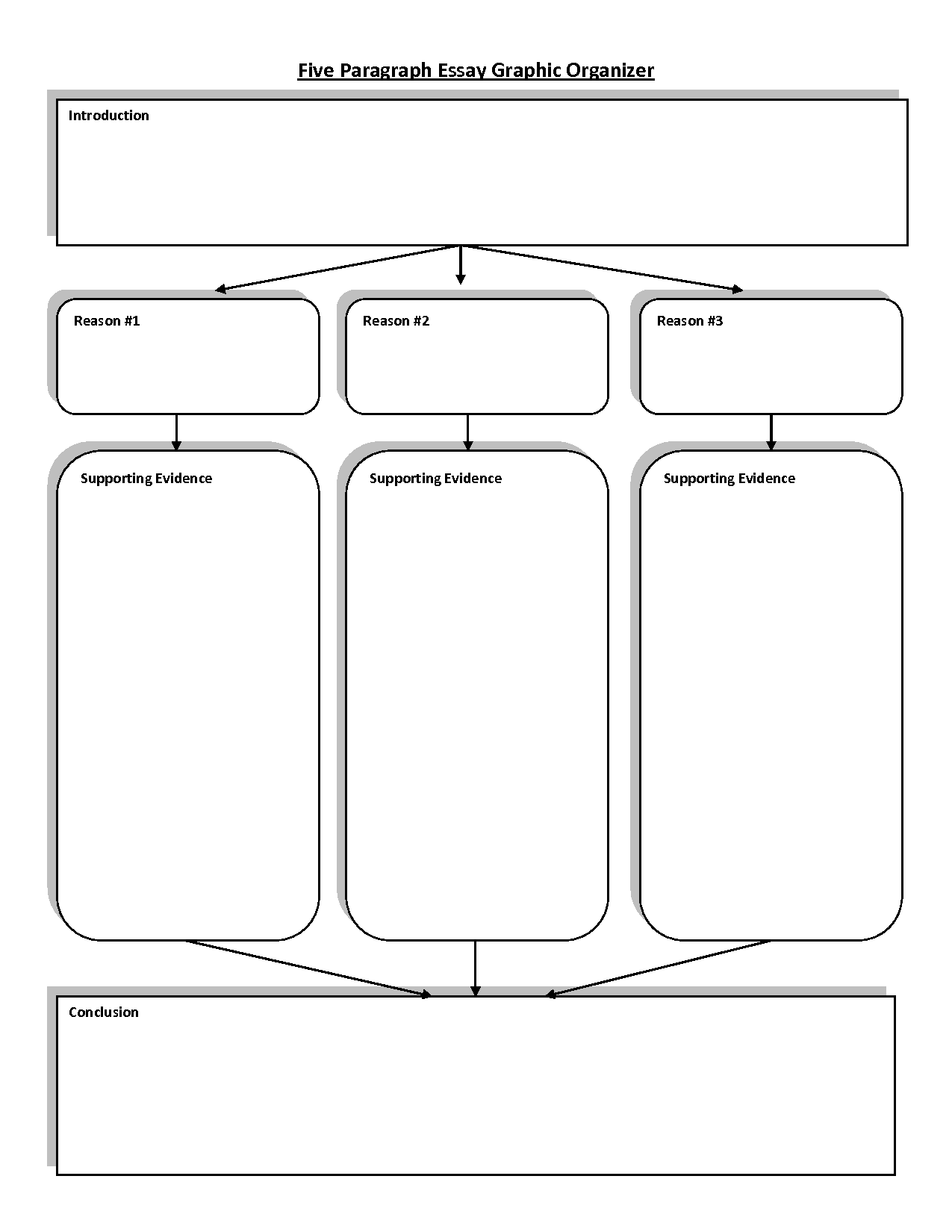Free Printable Graphic Organizers For Writing