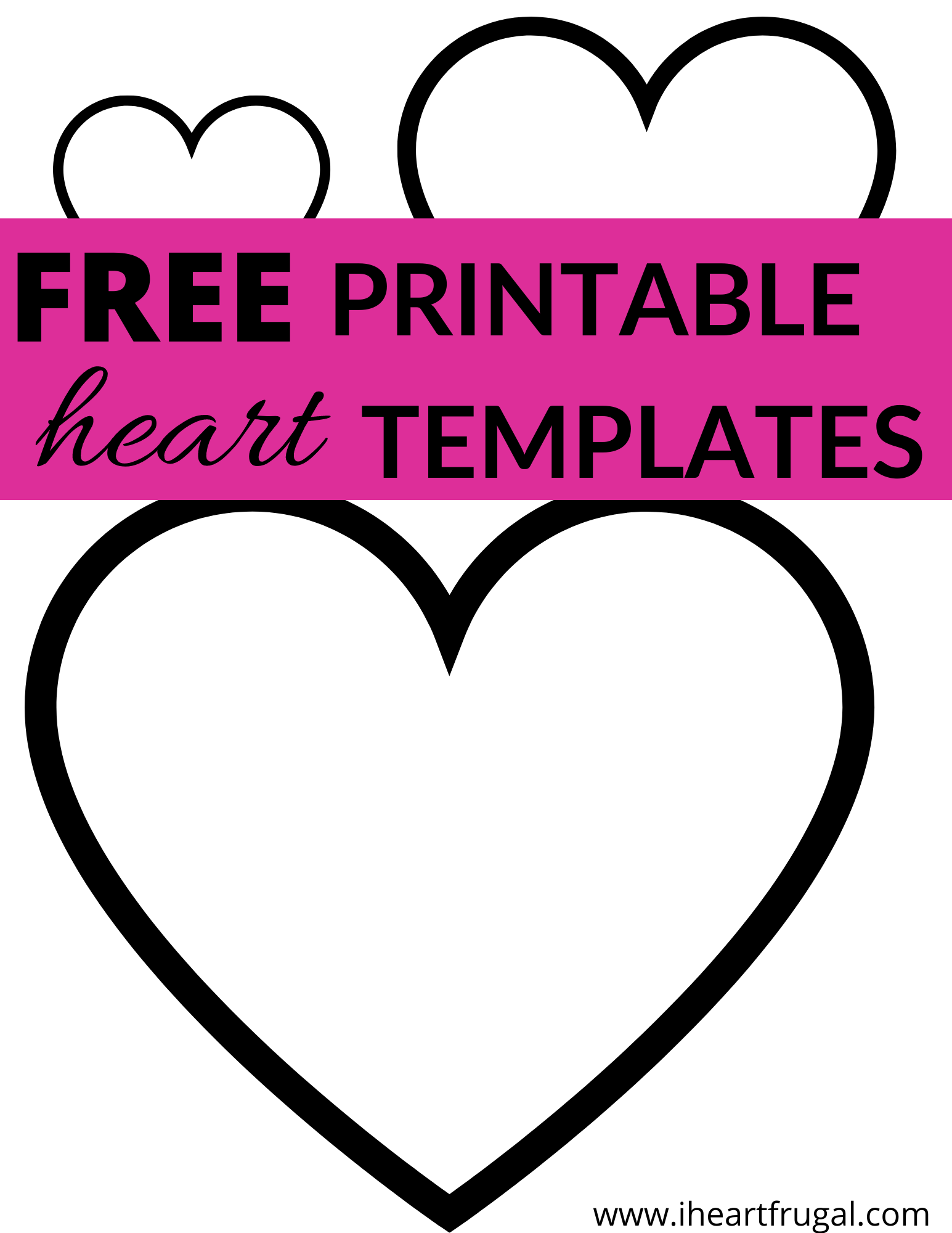 Free Printable Heart Templates And Heart Coloring Sheets Artofit