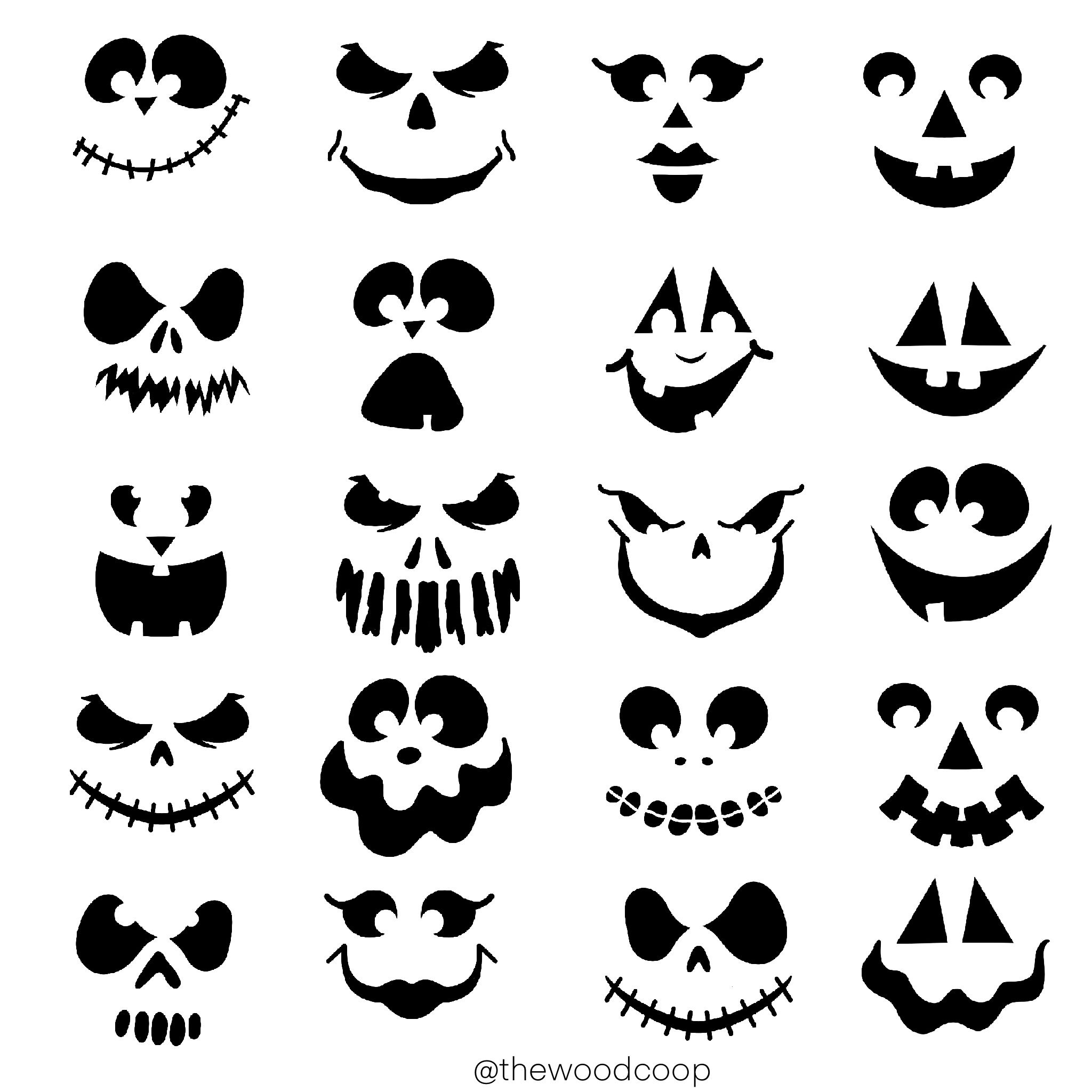 Free Printable Jack O 39 lantern Patterns