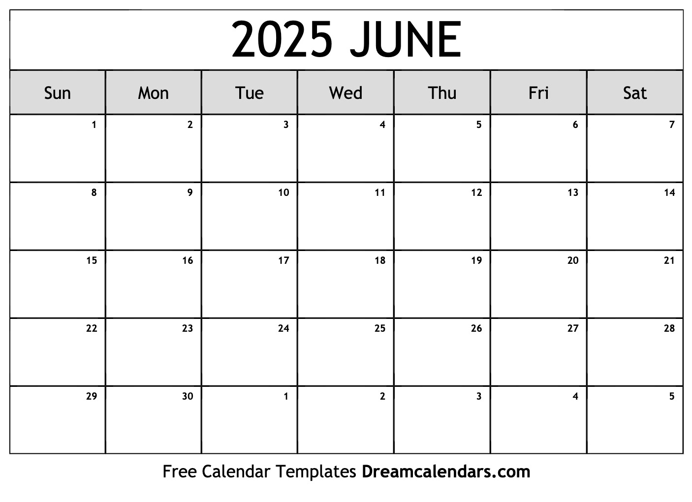 Free Printable June July 2025 Calendar Chloe Spencer