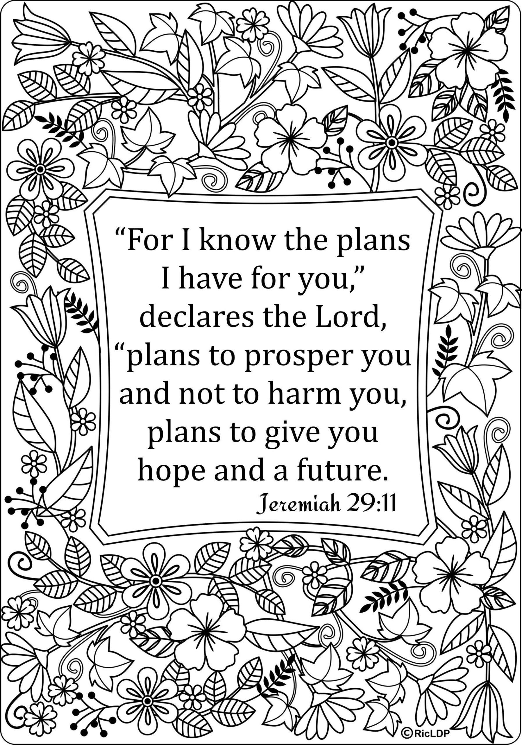 Free Printable Kjv Bible Coloring Pages