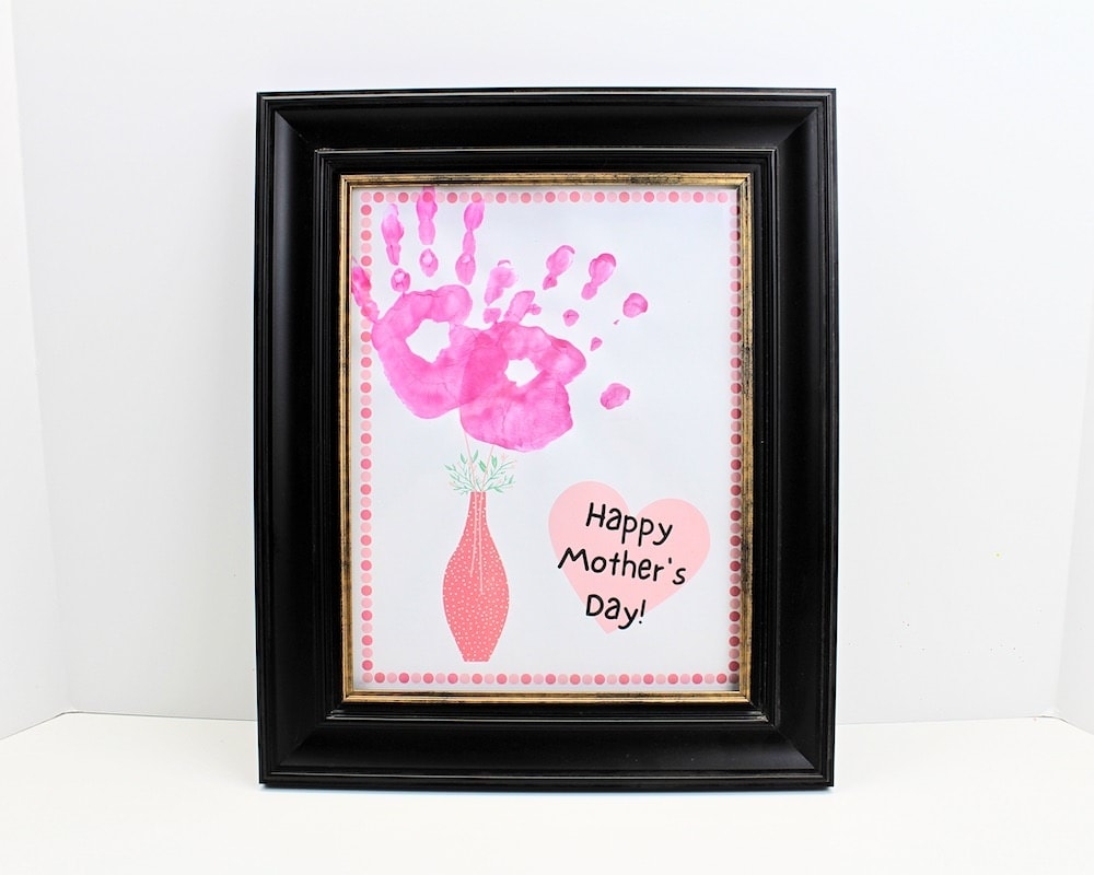 Mothers Day Handprnt Printable Template