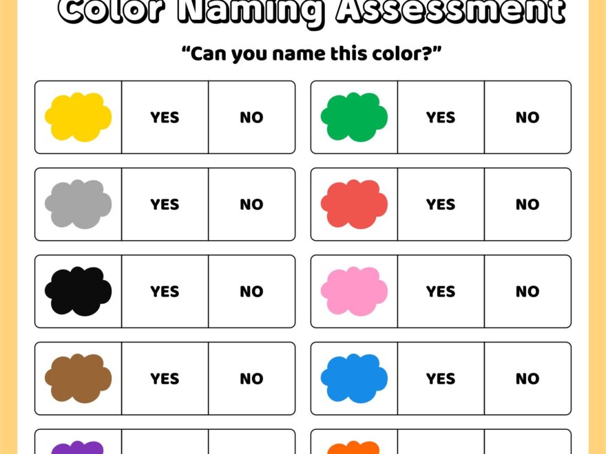 Free Printable Preschool Assessment Forms At Nancy Chacon Blog