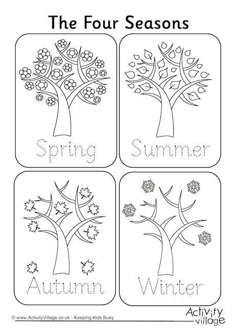 Free Printable Seasons Worksheets