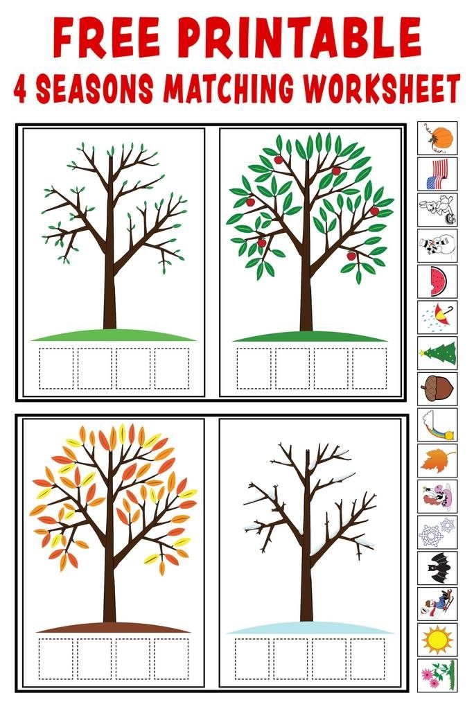 Free Printable Season Worksheets