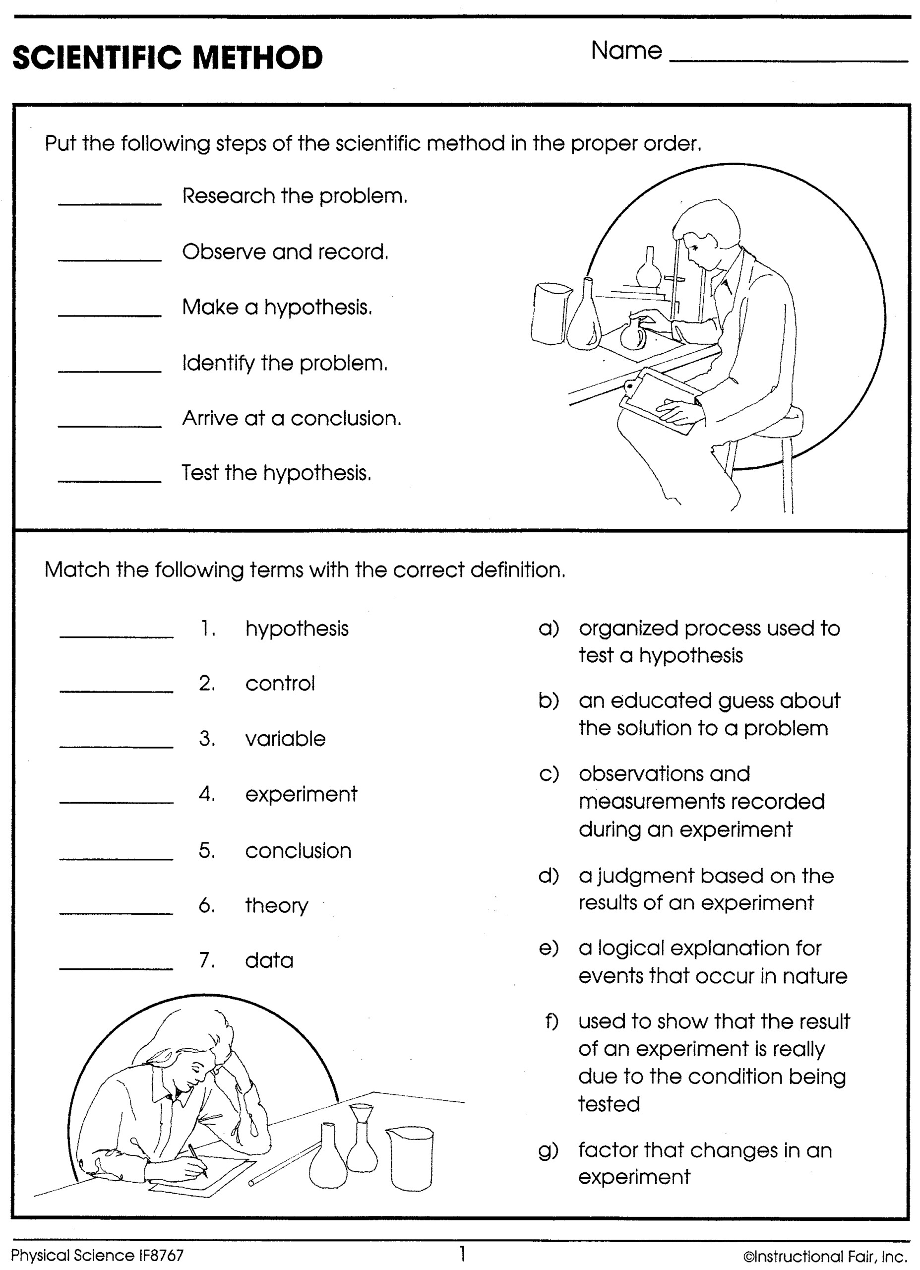 Free Printable Seventh Grade Science Worksheets Scienceworksheets