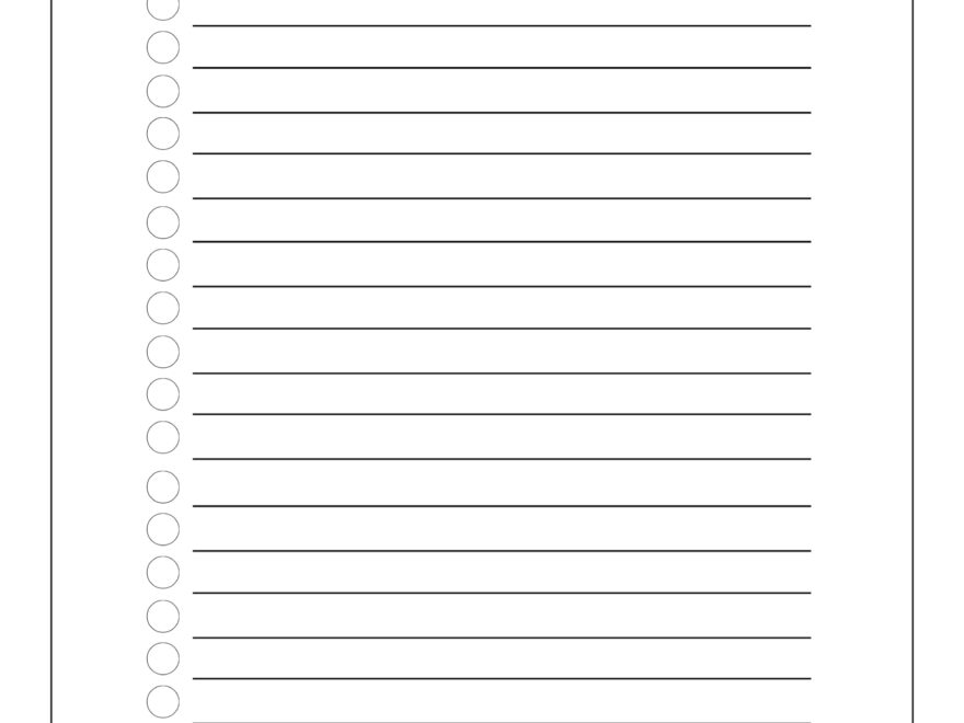 Free Printable To Do Checklist Template Paper Trail Design