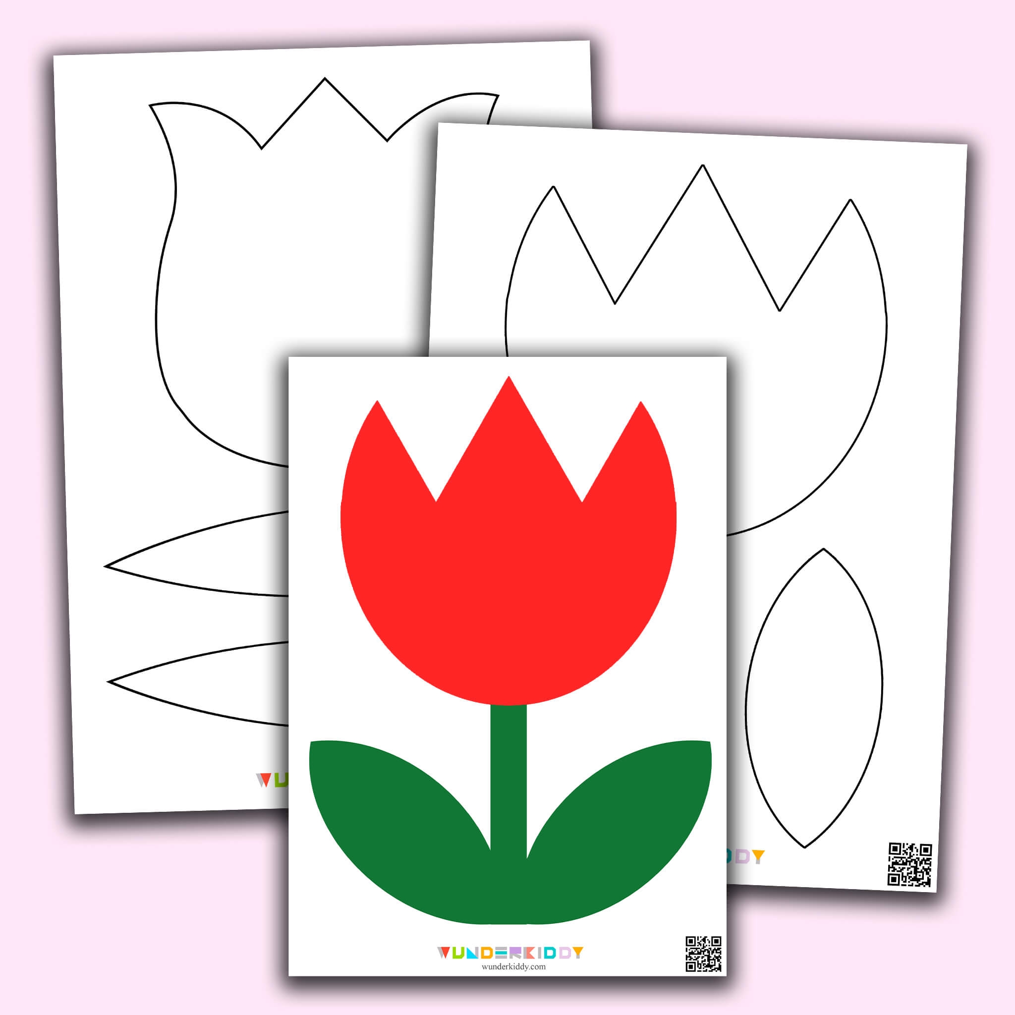 Free Printable Flowers Patterns Tulips Lillies
