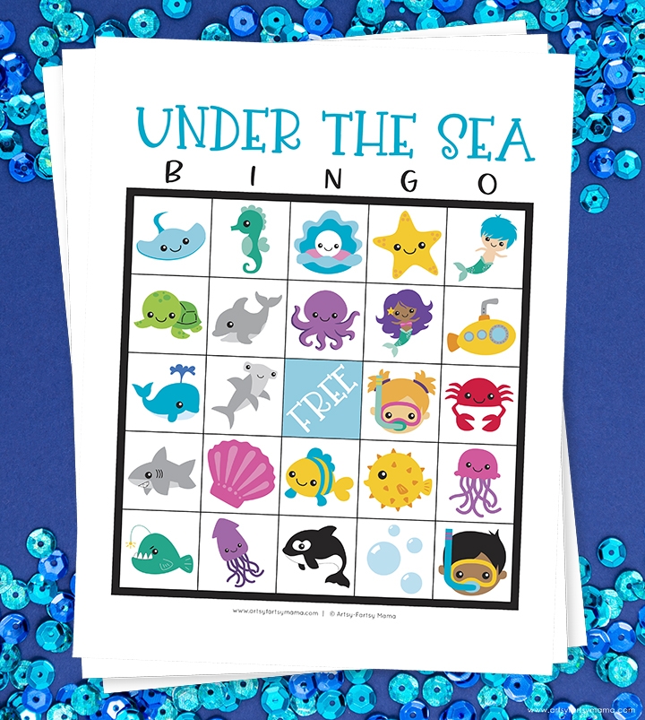 Free Printable Ocean Bingo Cards