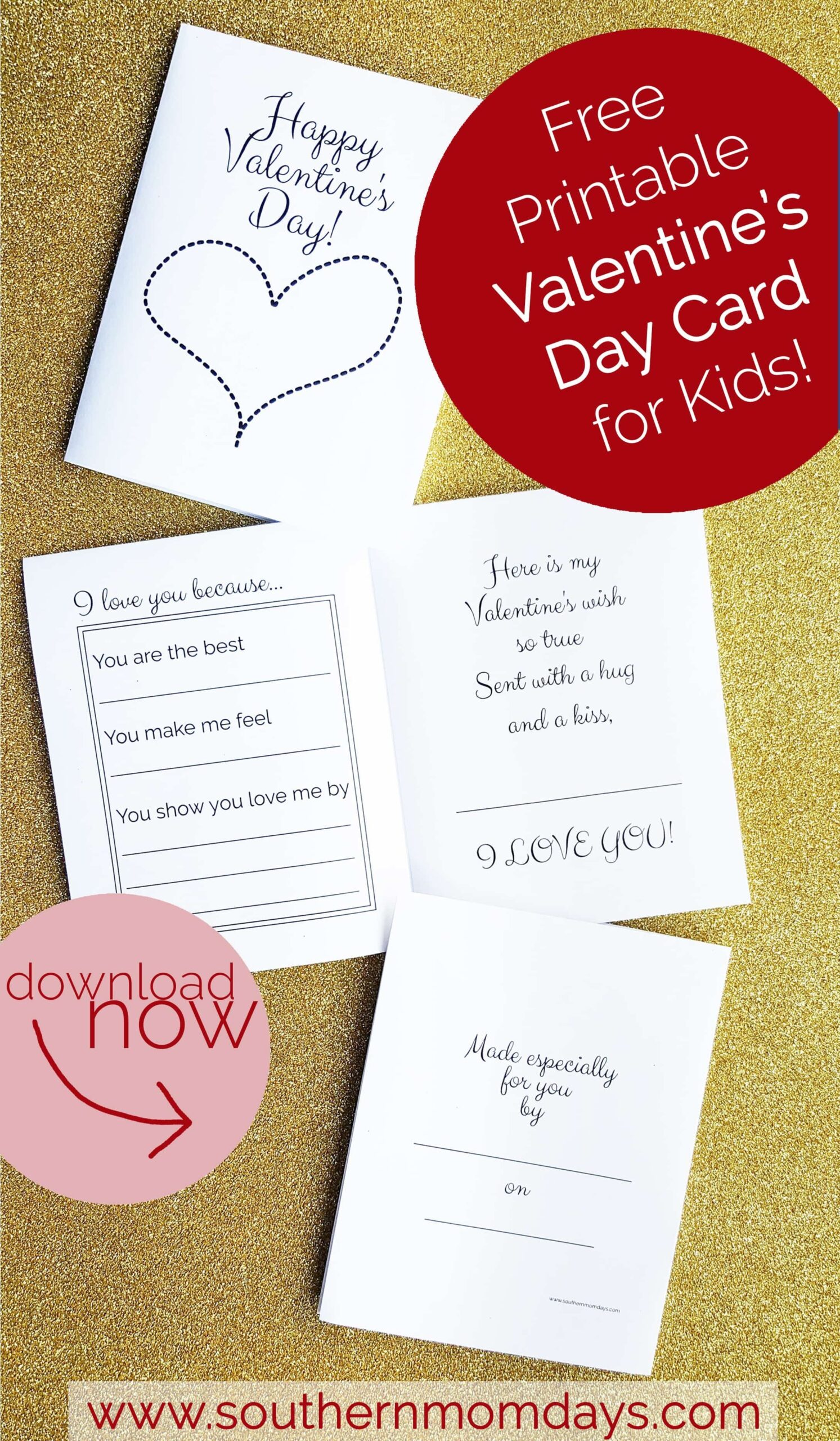 Free Printable Valentines Card For Mom
