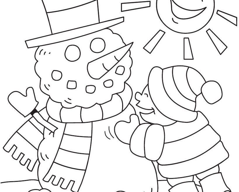 Free Printable Winter Coloring Pages For Kids